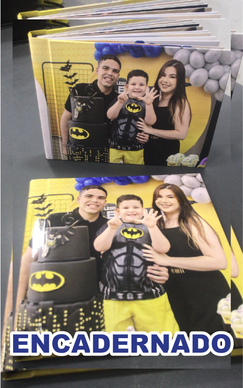 Álbum fotográfico encadernado premium
