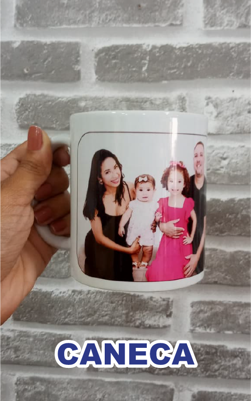 Caneca com foto personalizada